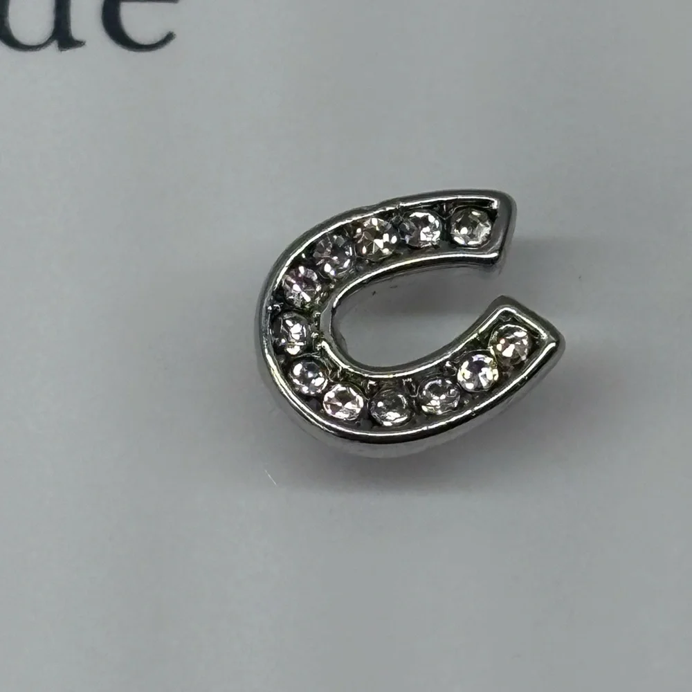 NWT Kate Spade Silver Horseshoe Studs
